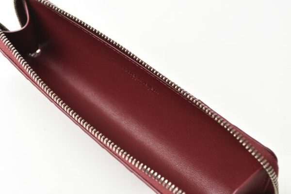 230648 bv 4 Bottega Veneta Pencil Case Accessory Case Intrecciato Burgundy