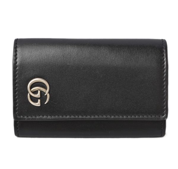 230732 g 1 Gucci Key Case Petit Marmont Black