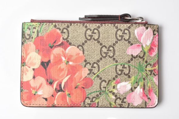 230753 g 4 Gucci GG Blooms Key Case Pink