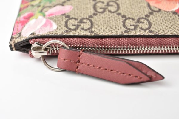 230753 g 6 Gucci Key Case GG Blooms Pink