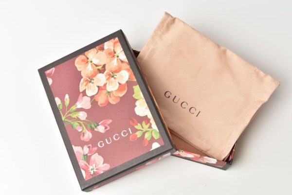 230753 g 8 Gucci Key Case GG Blooms Pink