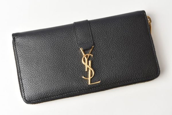 230758 ysl 2 Saint Laurent Paris Wallet Type Black