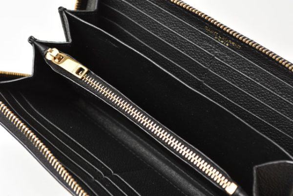 230758 ysl 6 Saint Laurent Paris Wallet Type Black