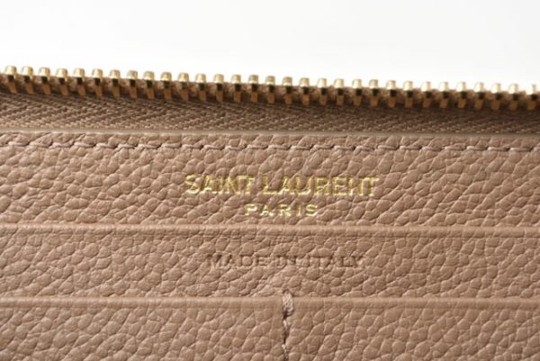 230759 ysl 7 Saint Laurent Wallet Long Wallet Type Beige