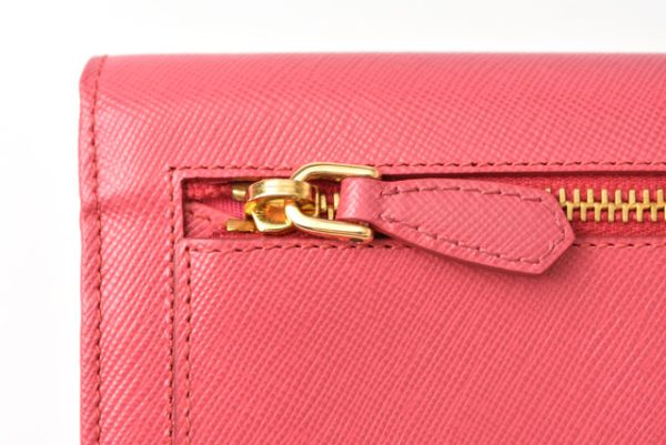 230760 p 4 Prada Long Wallet Saffiano Peonia Pink