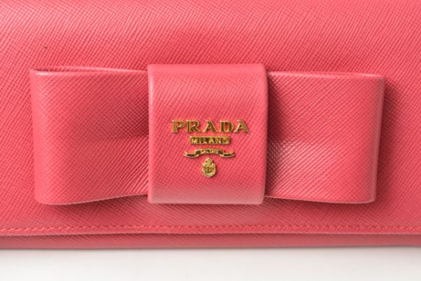 230760 p 5 Prada Long Wallet Saffiano Peonia Pink