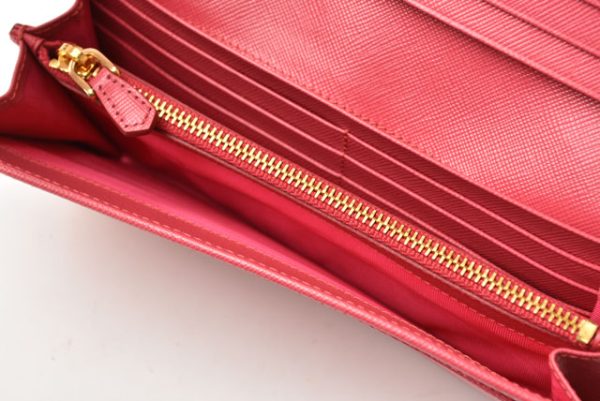 230760 p 8 Prada Long Wallet Saffiano Peonia Pink