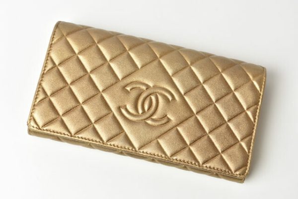 230763 ch 2 Chanel Long Wallet Lambskin