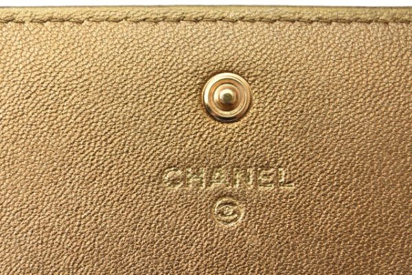 230763 ch 6 Chanel Long Wallet Lambskin