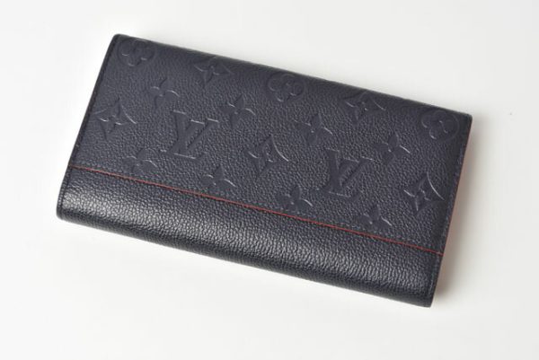 230771 lv 3 Louis Vuitton Monogram Empreinte Portefeuille Sarah Wallet