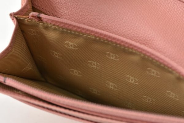 230937 ch 10 Chanel Long Wallet Rose