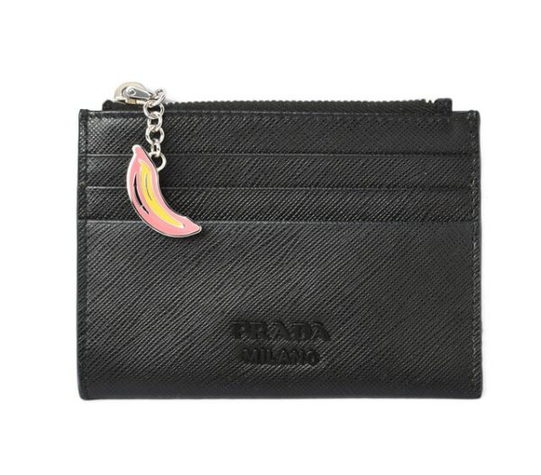 231004 p 1 Prada Card Case Saffiano Black