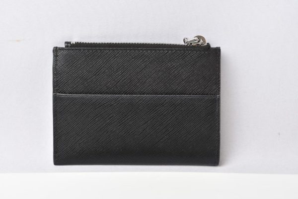 231004 p 4 Prada Card Case Saffiano Black