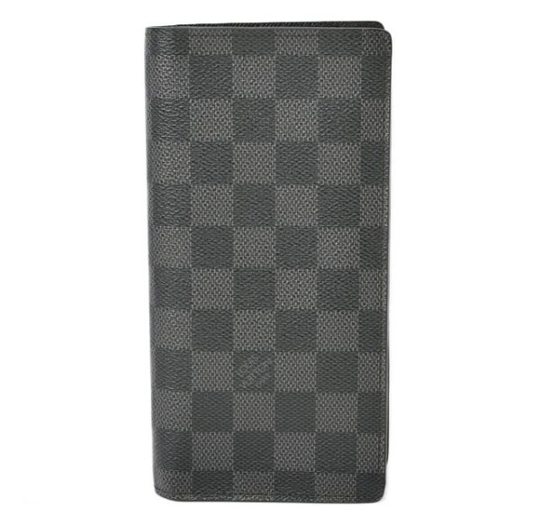 2311 lv 1 Louis Vuitton Long Wallet Portefeuille Brother Damier Graphite