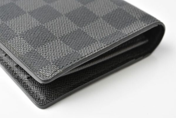 2311 lv 4 Louis Vuitton Long Wallet Portefeuille Brother Damier Graphite