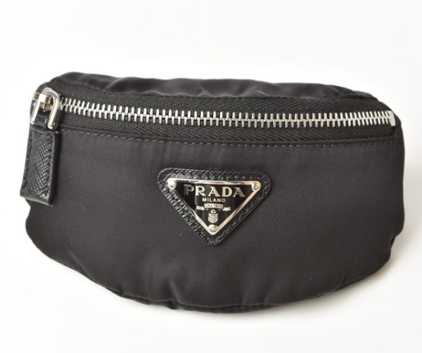 231101 p 1 Prada Pouch ReNylon Saffiano Black