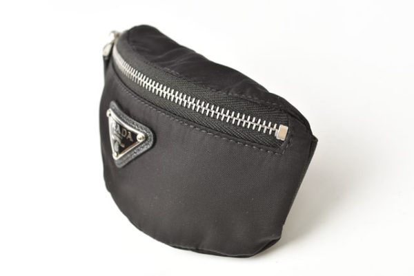 231101 p 4 Prada Pouch ReNylon Saffiano Black