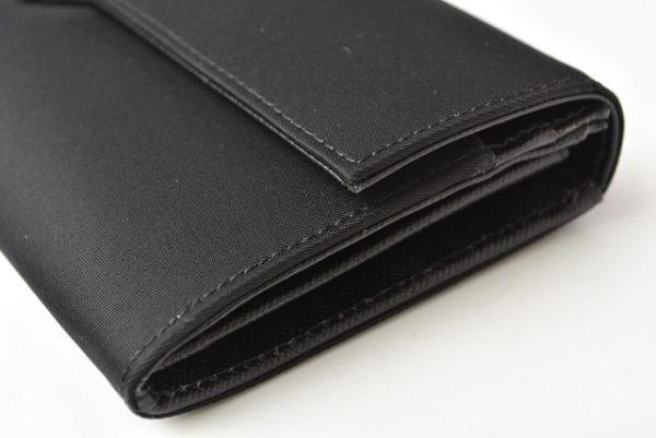 23112501 p 4 Prada Long Wallet Tessuto Nylon Black