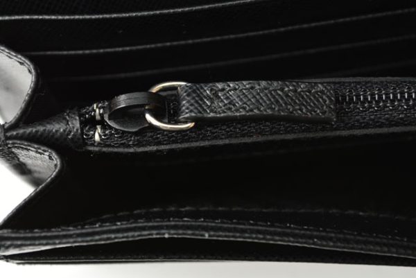 23112501 p 6 Prada Long Wallet Tessuto Nylon Black