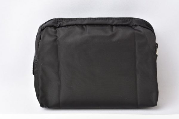 23112502 p 3 Prada Pouch Mini Vela Nylon Black