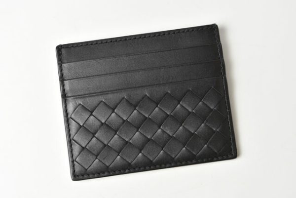 23112513 bv 2 Bottega Veneta Intrecciato Card Case Black