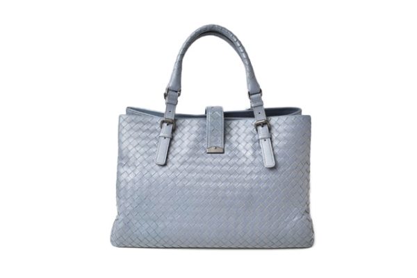 23112514 bv 13 Bottega Veneta Intrecciato Tote Bag Blue