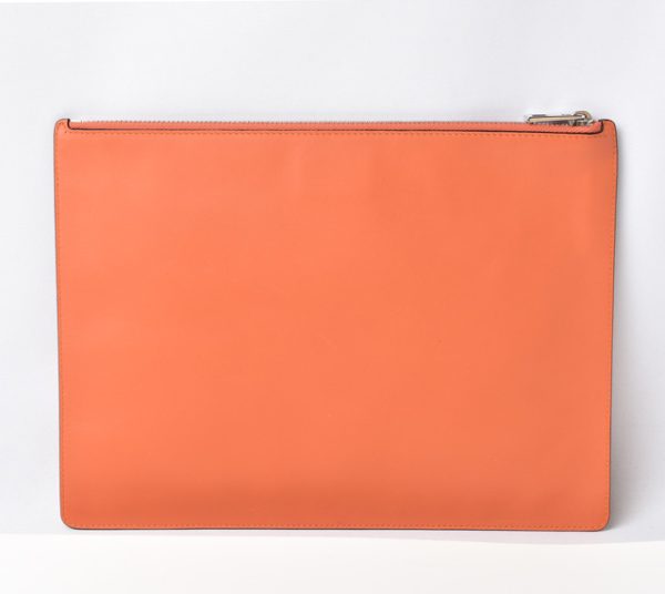 23112515 lo 1 Loewe Clutch Bag Lamb Coral Orange