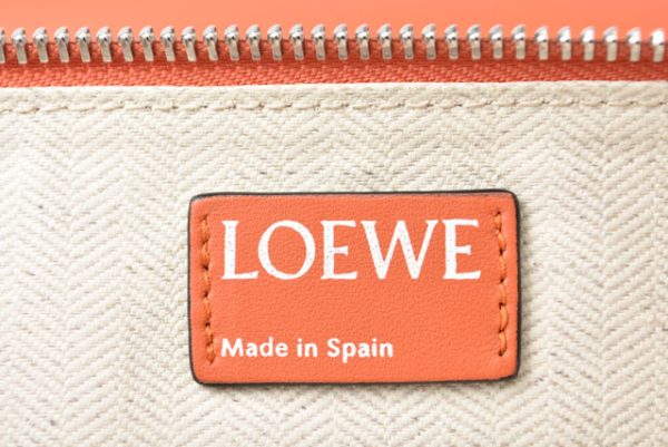 23112515 lo 6 Loewe Clutch Bag Lamb Coral Orange