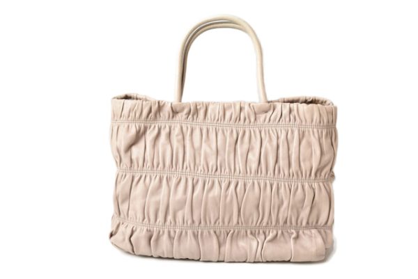 23112519 p 10 Prada Handbag Nappa Beige