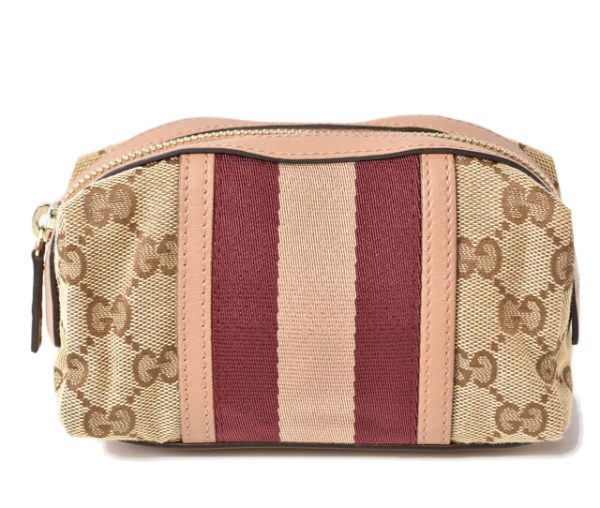 23112529 g 1 Gucci Pouch GG Raspberry