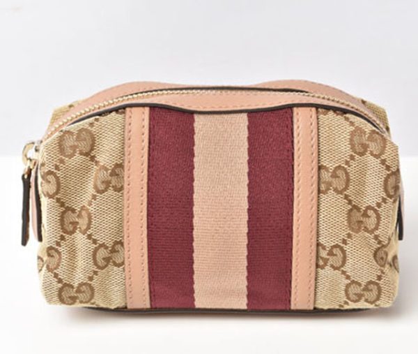 23112529 g 5 Gucci Pouch GG Raspberry