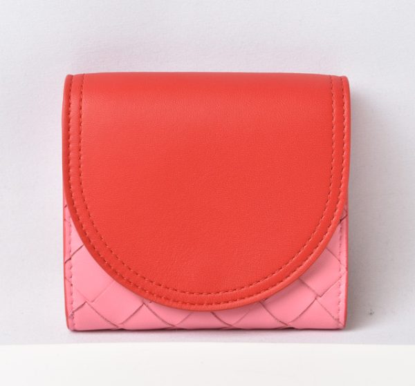 231206 bv 1 Bottega Veneta Wallet Pink Red