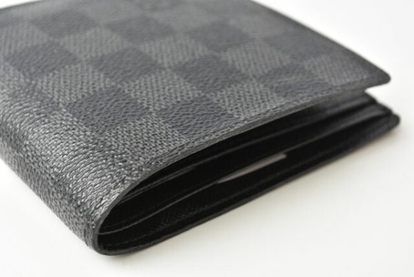 231207 lv 10 Louis Vuitton Wallet Portefeuille Marco Damier Graphite