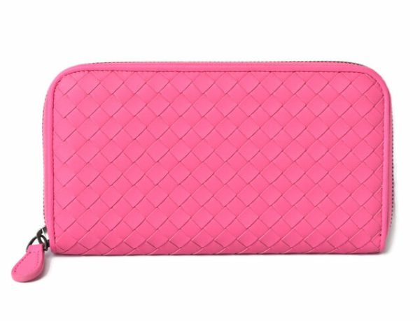 23122126 bv 1 Bottega Veneta Wallet Pink