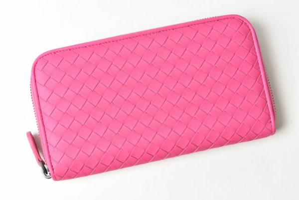 23122126 bv 2 Bottega Veneta Wallet Pink