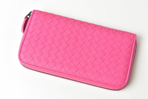 23122126 bv 3 Bottega Veneta Wallet Pink