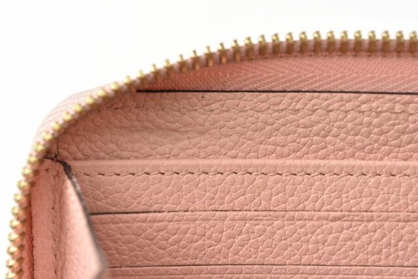 23122129 lv 10 Louis Vuitton Long Wallet Zippy Wallet Empreinte Rose Poudre