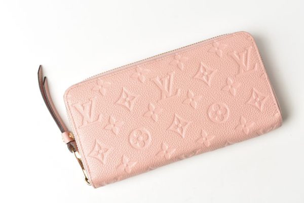 23122129 lv 2 Louis Vuitton Long Wallet Zippy Wallet Empreinte Rose Poudre