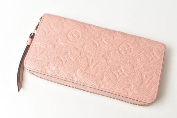 23122129 lv 3 Louis Vuitton Long Wallet Zippy Wallet Empreinte Rose Poudre