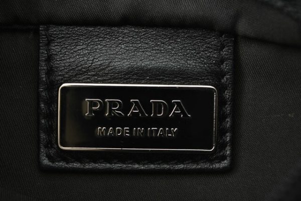 23122131 p 3 Prada Shoulder Bag Tessuto Black