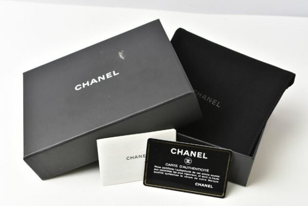 23122402 ch 11 Chanel Coin Case Card Case Matelasse Caviar Skin Blue