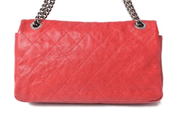 23122408 ch 6 CHANEL Chain Bag Caviar Skin Matelasse Quilting Stitch Red