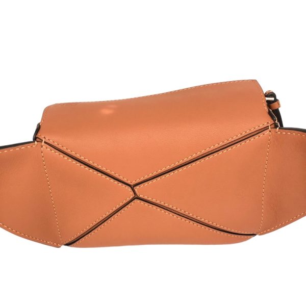 2339530013982 2 LOEWE Puzzle Bum Mini Brown Calf Waist Bag