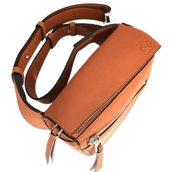 2339530013982 6 LOEWE Puzzle Bum Mini Brown Calf Waist Bag