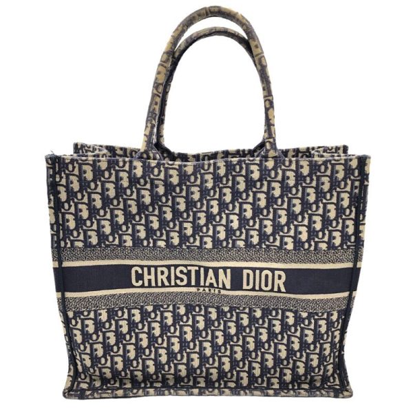 2339640020542 Christian Dior Book Tote Large Oblique Jacquard