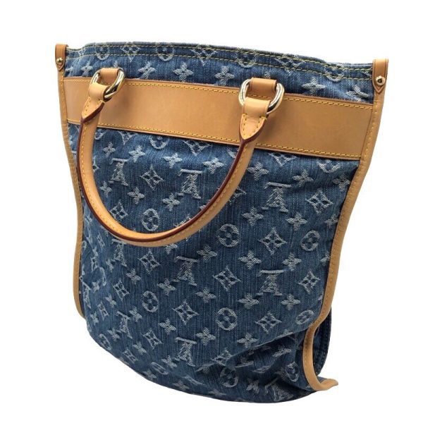 2339640021174 1 LOUIS VUITTON Flat Shopper Denim Handbag