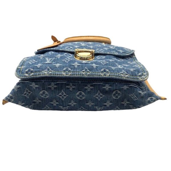 2339640021174 2 LOUIS VUITTON Flat Shopper Denim Handbag