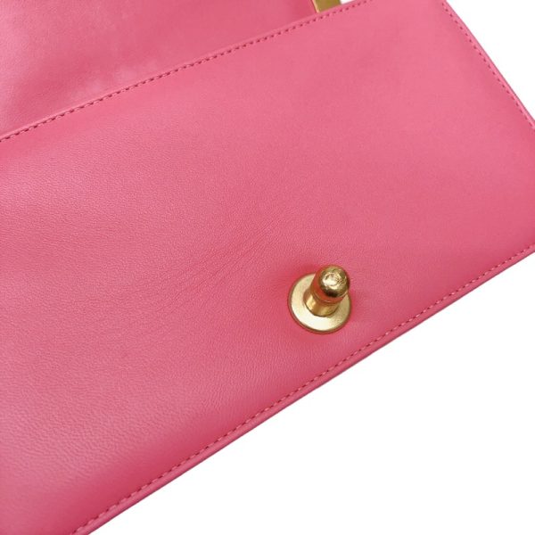 2339650016863 15 CHANEL Boy Chanel 20 Pink Lambskin Shoulder Bag