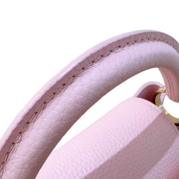 2339660004249 10 LOUIS VUITTON Capucines BB Pink Taurillon Handbag