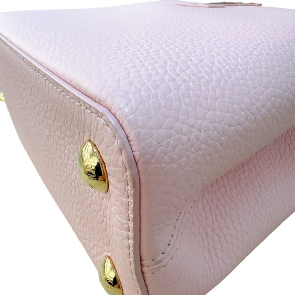 2339660004249 6 LOUIS VUITTON Capucines BB Pink Taurillon Handbag